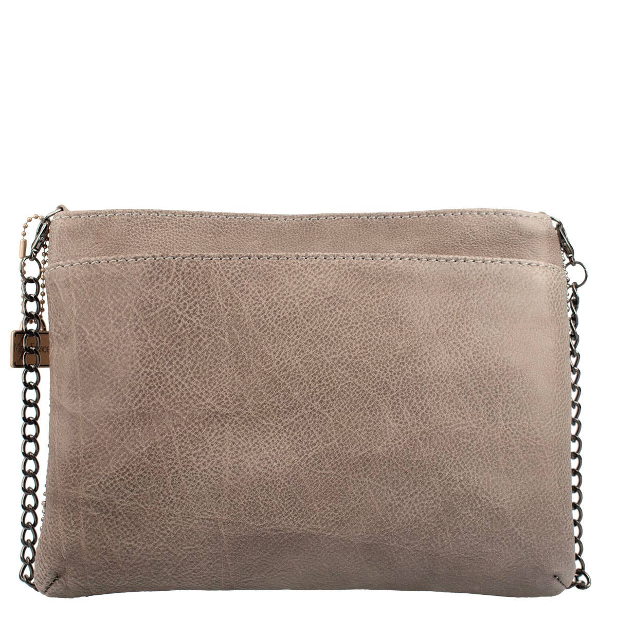 Mary Frances Accessories - Bling It On Pewter And Gold Large Floral Beaded Crossbody