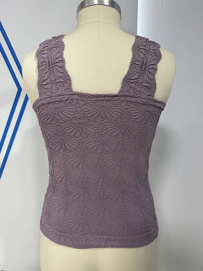Hope &amp; Sunshine - Jacquard Knit Tank Top