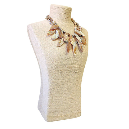 Bijoux Envie Statement Jewelry - Layered Seashell Statement Necklace | Coastal Jewelry | Boho