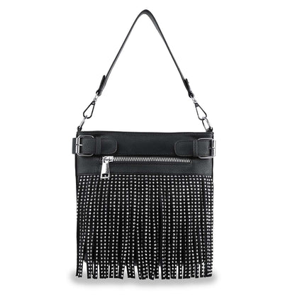 Handbag Express - Classic Fringe Convertible Crossbody