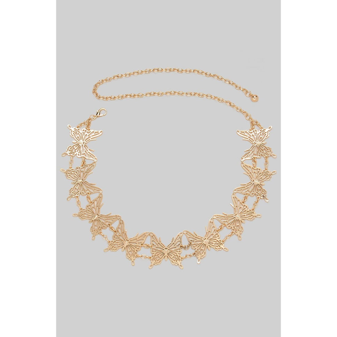 Girly - LASER CUT OUT BUTTERFLY CHAIN BELT