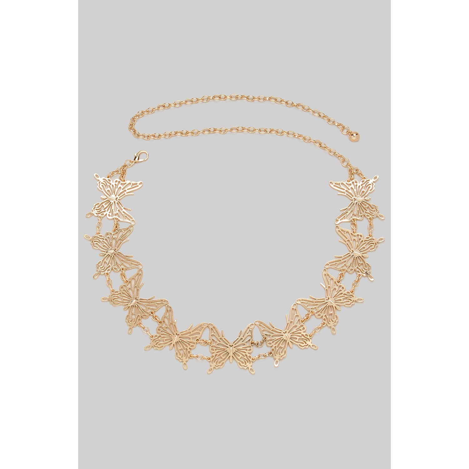 Girly - LASER CUT OUT BUTTERFLY CHAIN BELT