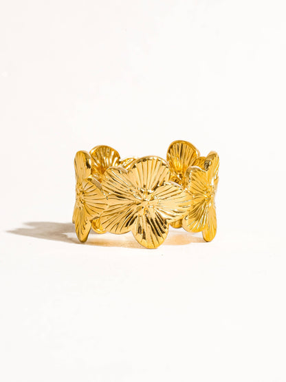 Flânerie by MAIQ - Josée 18K Gold Non-Tarnish Flower Ring