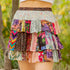 Young Threads - Mini Skirts With Tiered Ruffles In Patchwork & Fully Lined