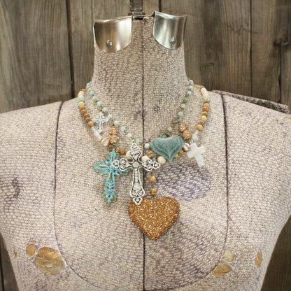 The Primitive Peddler, Inc. - Faith, Hope, &amp; Love Charm&