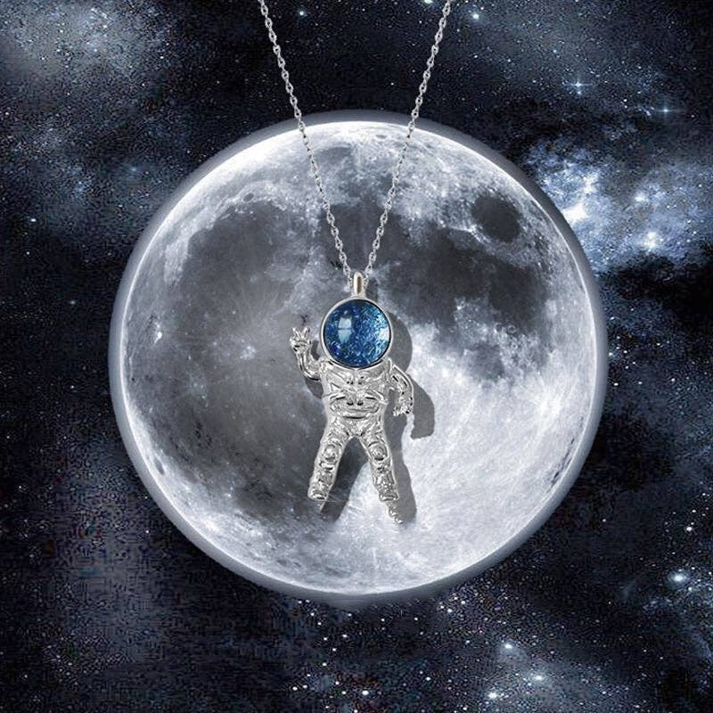 Perimade &amp; Co. LLC - Spaceman Necklace in Solid Copper