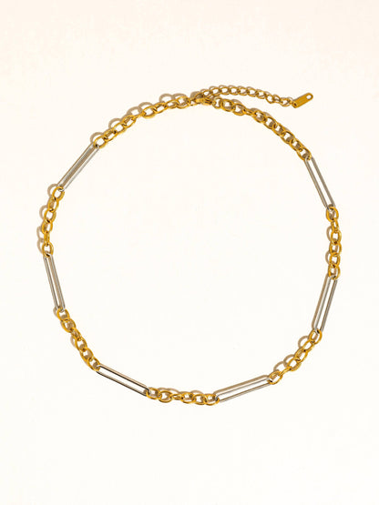 Flânerie by MAIQ - Norra 18K Gold Non-Tarnish Mixed Chain Necklace