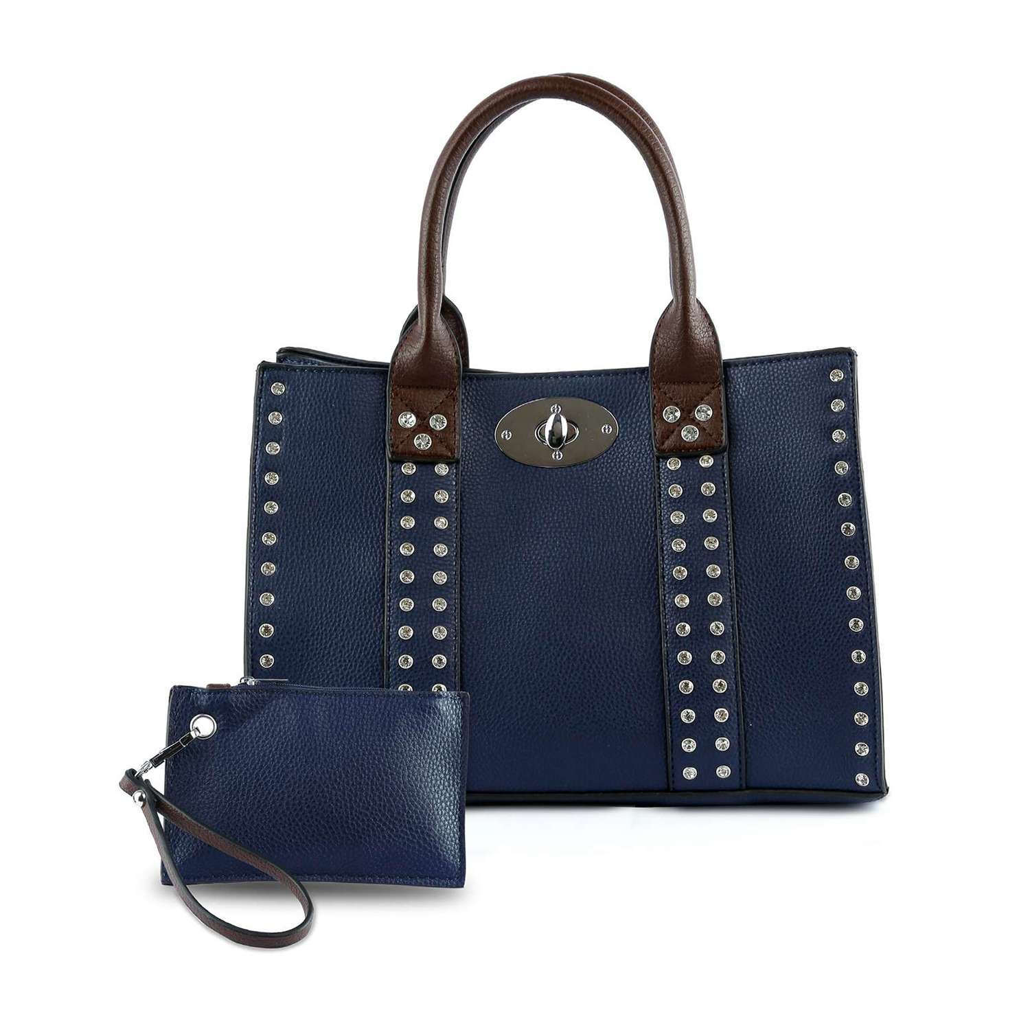 Handbag Express - Accessorized Twist-Lock Handbag