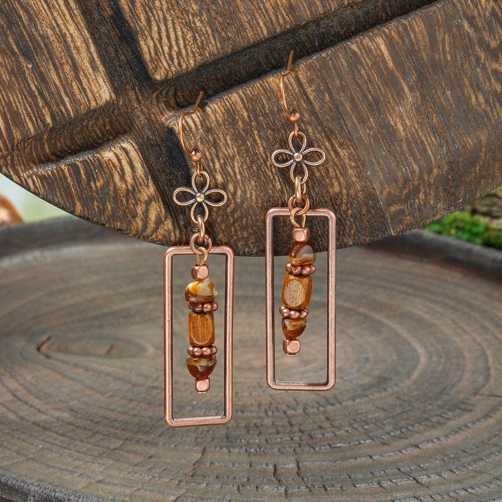 The Sweetpea Boutique - Bohemian Style Vintage Brown Earrings (20 pair to choose from)