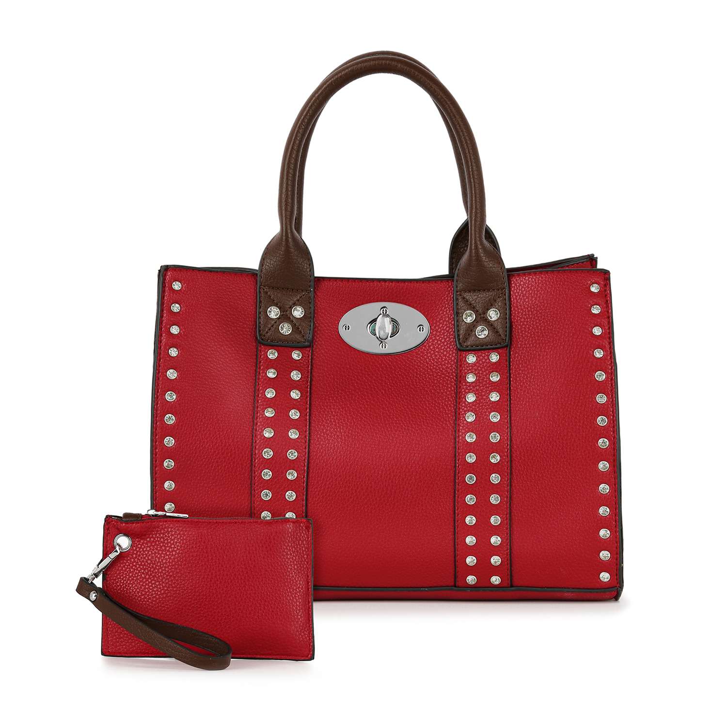 Handbag Express - Accessorized Twist-Lock Handbag
