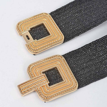 3AM BY H&amp;D ACCESSORIES - Metal Buckle Stretch Belt