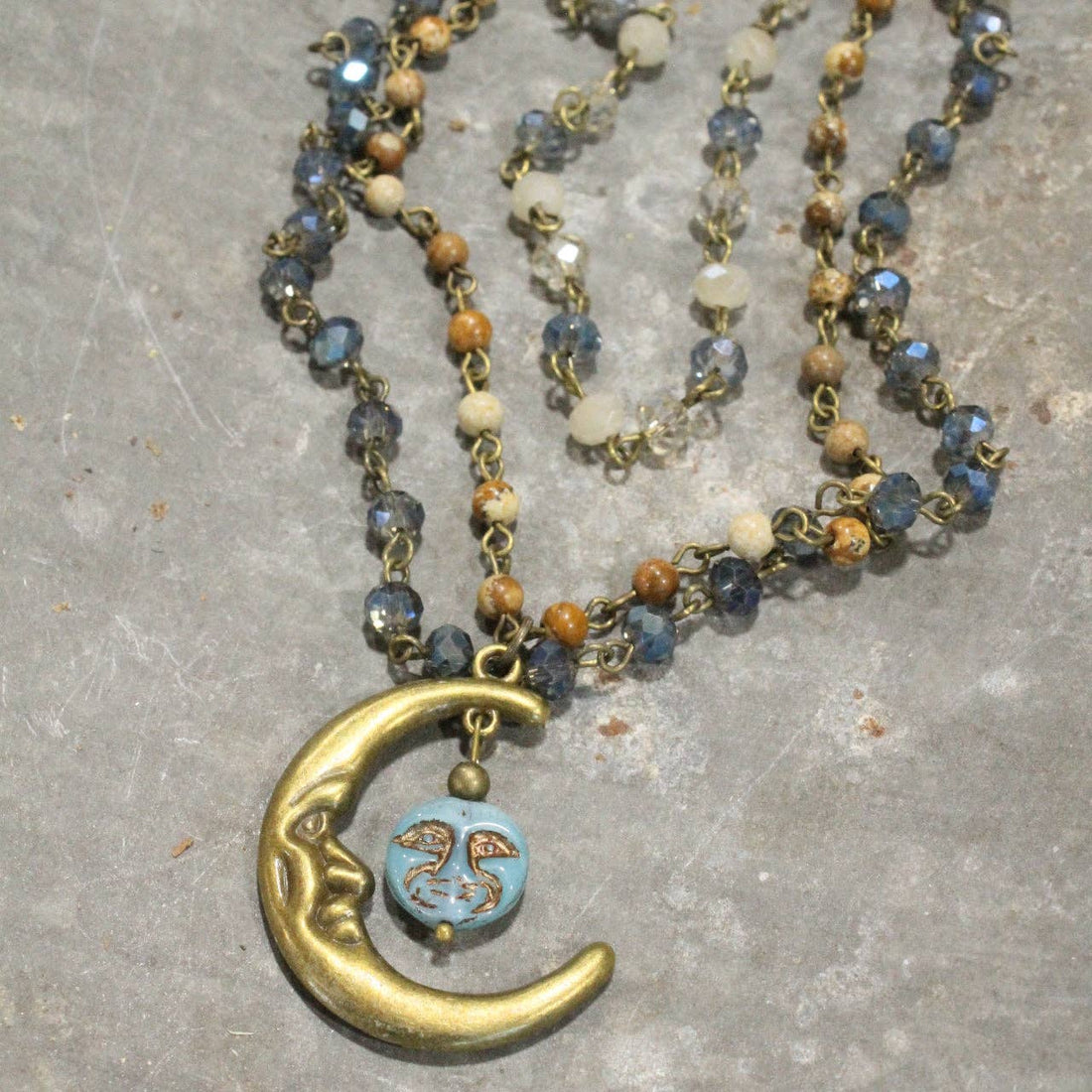 The Primitive Peddler, Inc. - Over The Moon In Love With You Layered Necklace