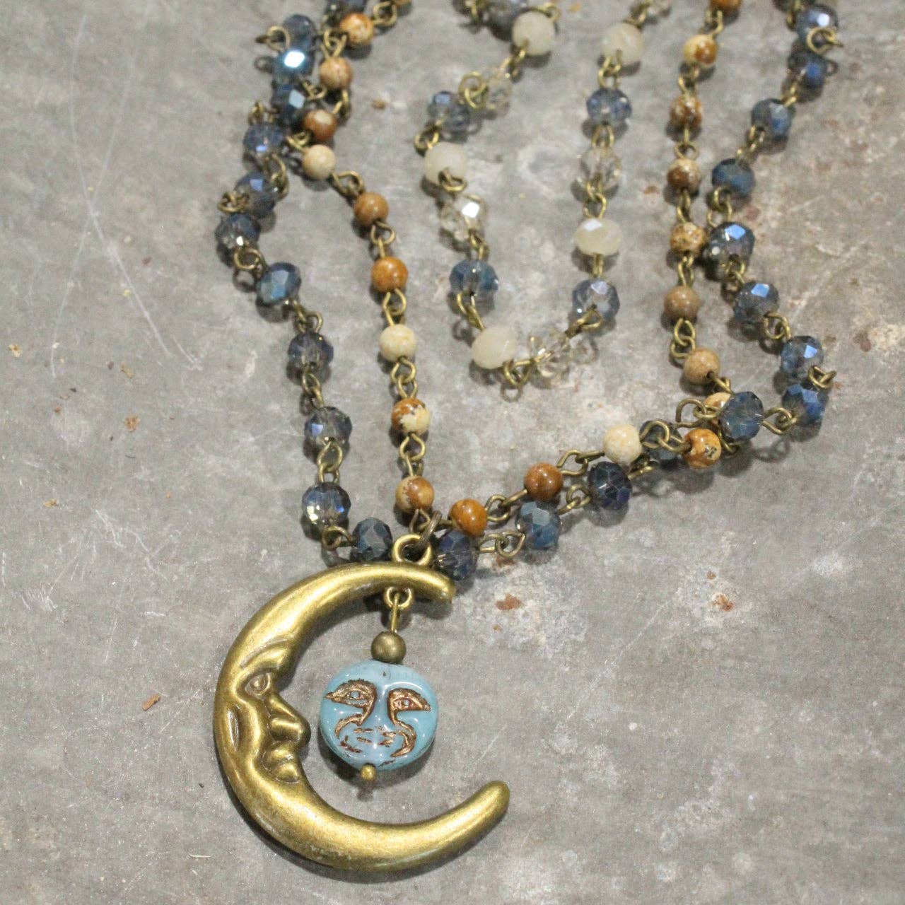 The Primitive Peddler, Inc. - Over The Moon In Love With You Layered Necklace
