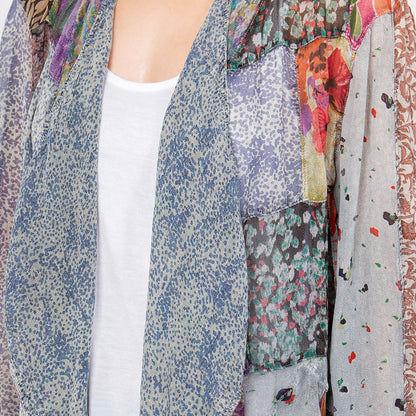  Kimono Shrug In Overdyed Mix N Match Patch