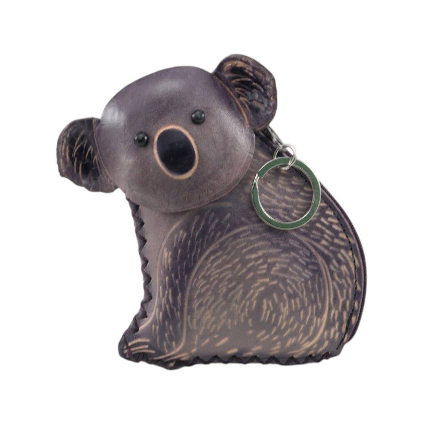 Sunflower Handmade leather inc - E3230 Handmade Koala Bear Wristlet coin purse wallet