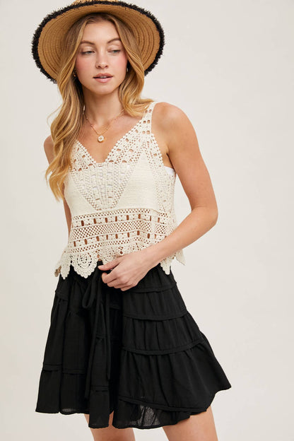 Bluivy - CROCHET LACE TANK