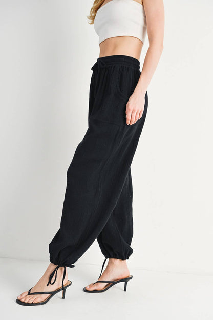Bluivy - JOGGER HAREM DRAWSTRING PANTS