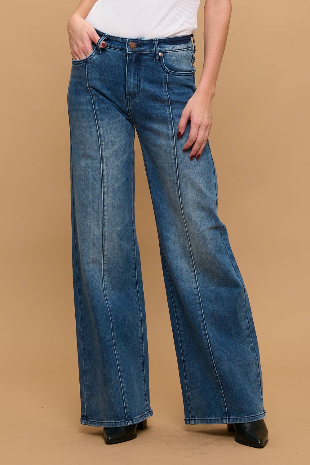 Westfield Eagle - TUMMY CONTROL | HIGH RISE WIDE LEG JEANS-LOVER BRAND FASHION