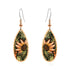 COPPER ARTS INC. Sunflowers Native  Earrings