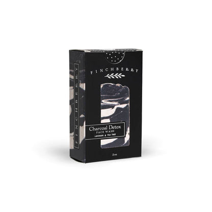 FinchBerry - Charcoal Detox Purifying Exfoliating  Facial Wash Bar