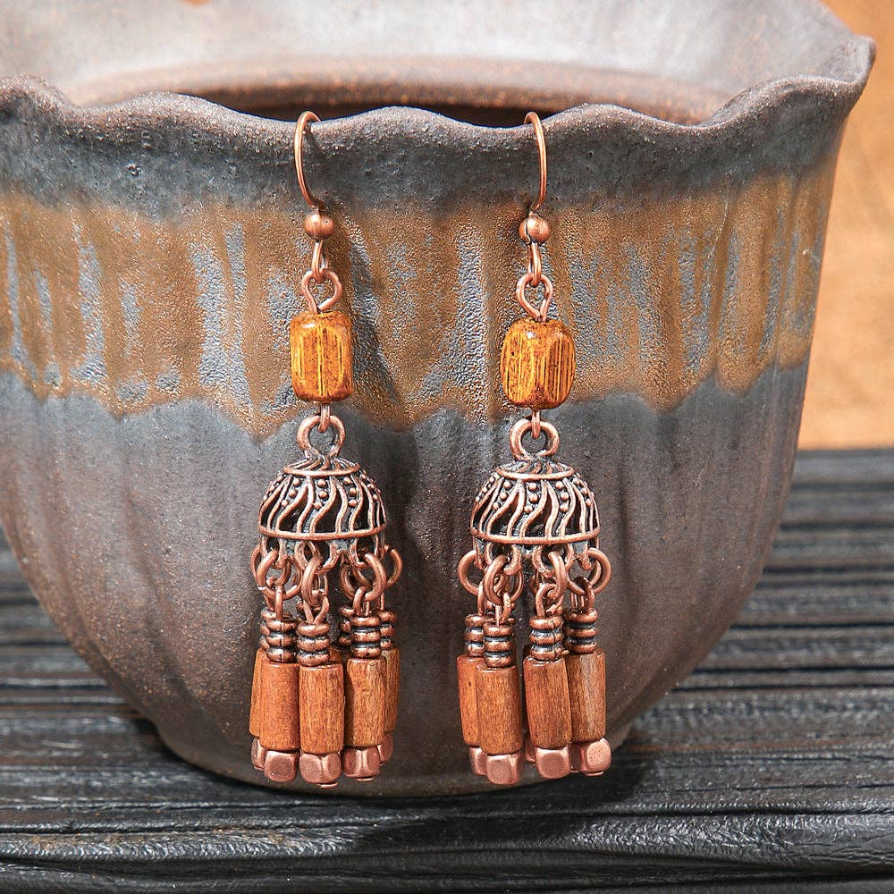 The Sweetpea Boutique - Bohemian Style Vintage Brown Earrings (20 pair to choose from)