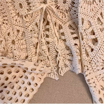 Hope &amp; Sunshine - Bohemian Crochet Knit Cover-Up