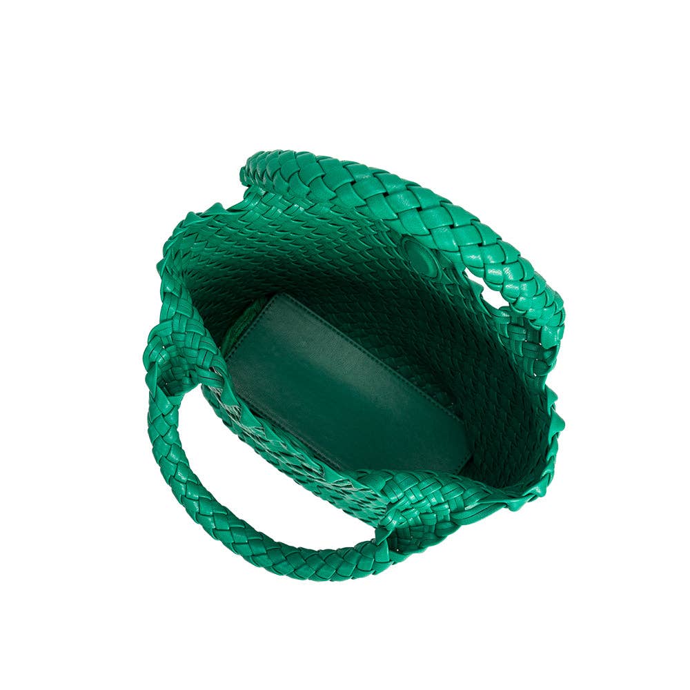 Melie Bianco - Eloise Green Small Recycled Vegan Tote Bag
