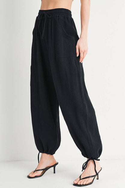 Bluivy - JOGGER HAREM DRAWSTRING PANTS