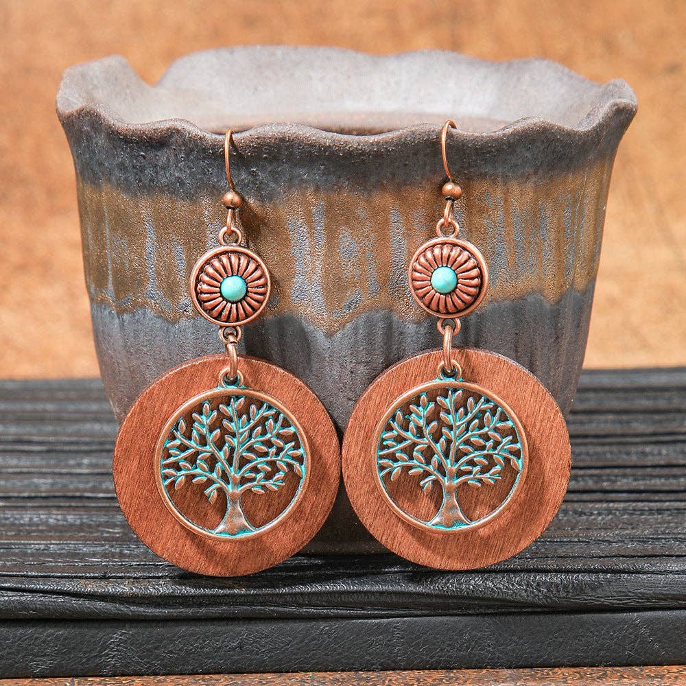 The Sweetpea Boutique - Bohemian Style Vintage Brown Earrings (20 pair to choose from)