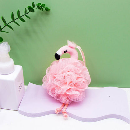 NINEXIS -CUTE FLAMINGO LOOFAH