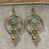The Primitive Peddler, Inc. - Green As Spring Dangle Drop Earrings