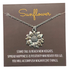 Broken Record Boutique - Silver Sunflower Pendant Charm Necklace