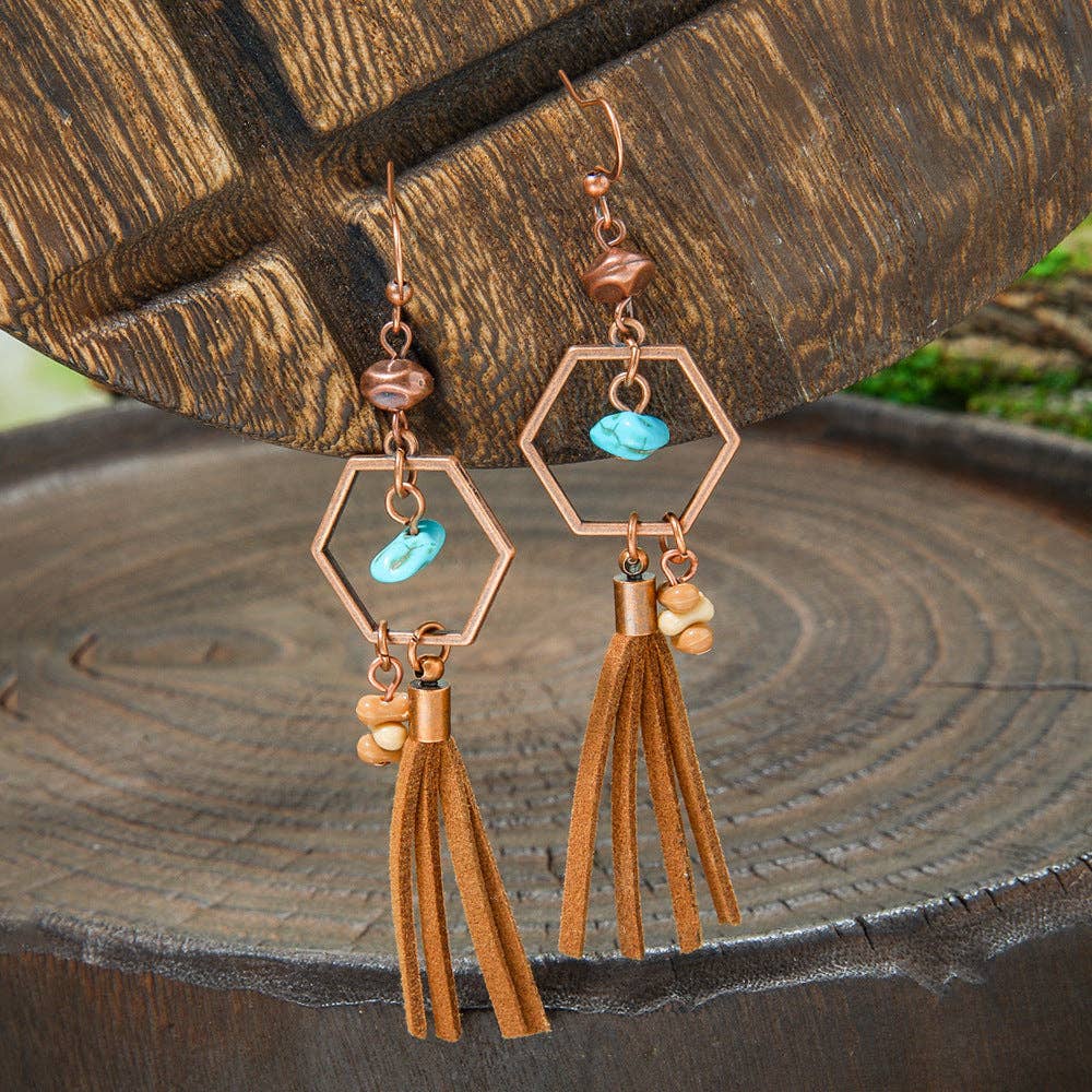 The Sweetpea Boutique - Bohemian Style Vintage Brown Earrings (20 pair to choose from)