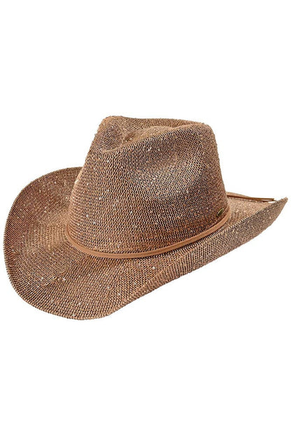 Hana - C.C Sequin Cowboy Hat
