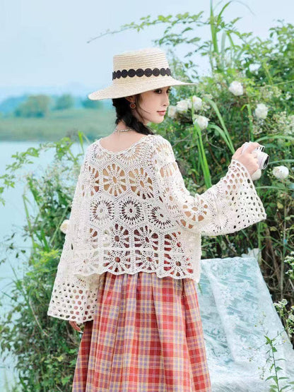 Hope &amp; Sunshine - Bohemian Crochet Knit Cover-Up