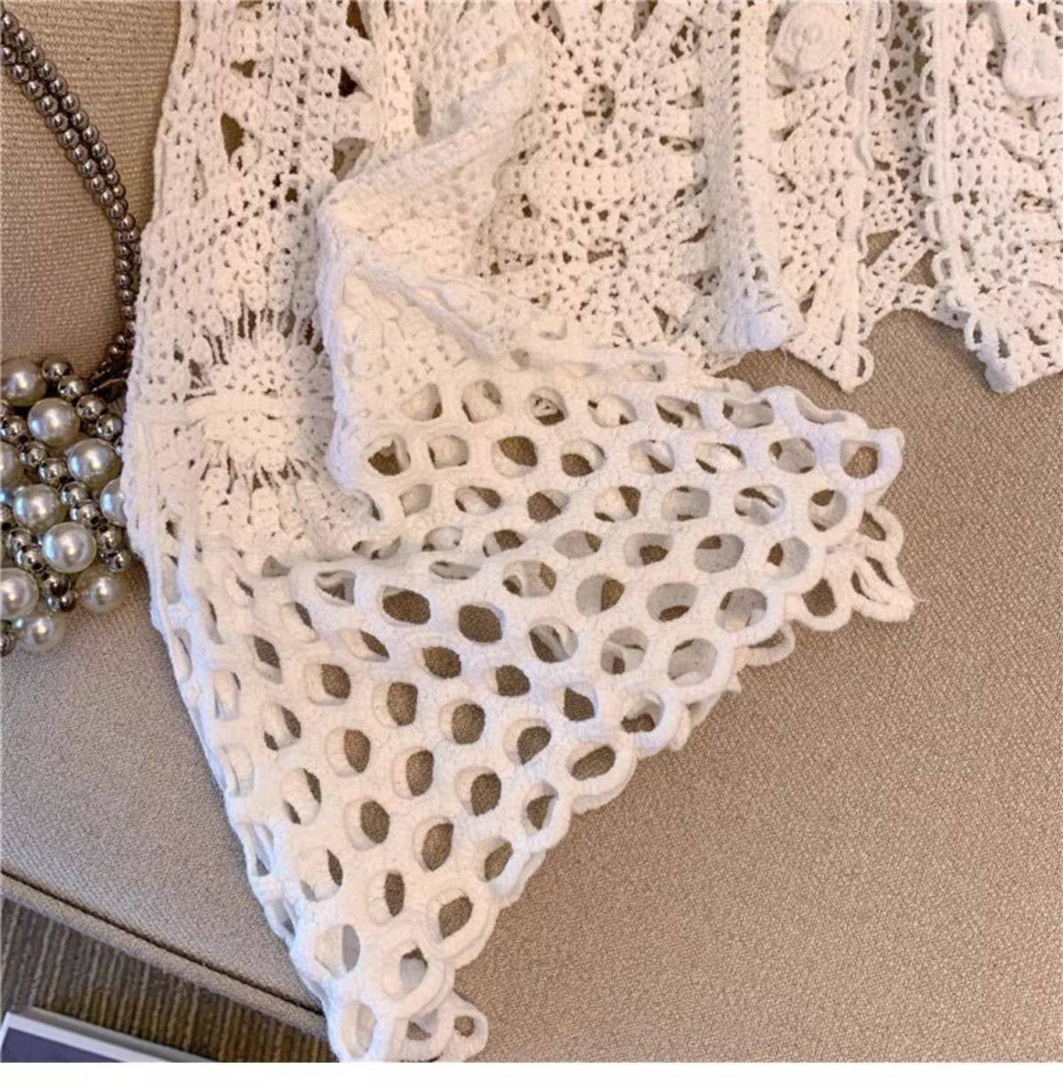 Hope &amp; Sunshine - Bohemian Crochet Knit Cover-Up