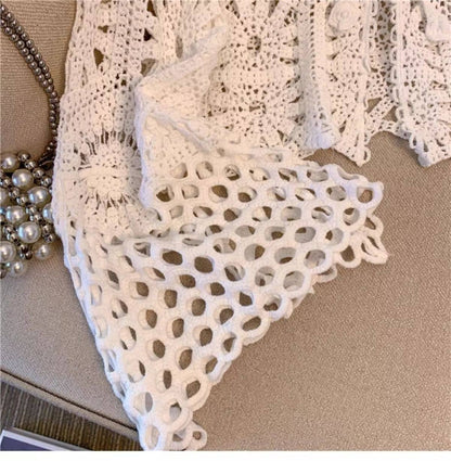 Hope &amp; Sunshine - Bohemian Crochet Knit Cover-Up