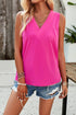  V-Neck Sleeveless Top