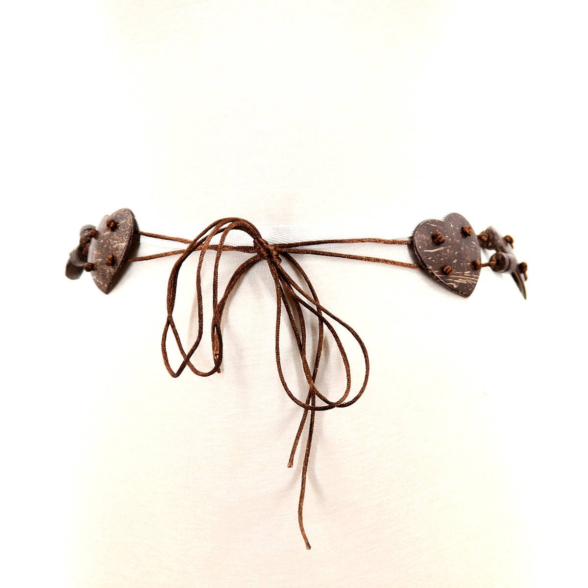 COMECO INC - Fashion Heart Coconut Shell Belt