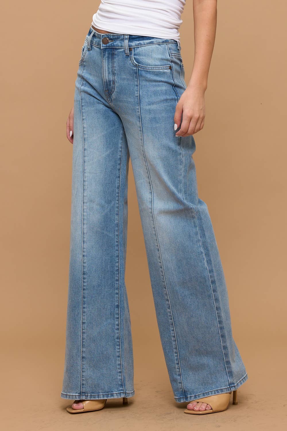 Westfield Eagle - TUMMY CONTROL | HIGH RISE WIDE LEG JEANS-LOVER BRAND FASHION