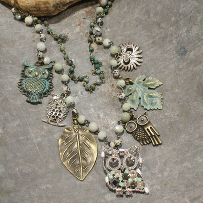 The Primitive Peddler, Inc. - Branch Sitters Layered Necklace