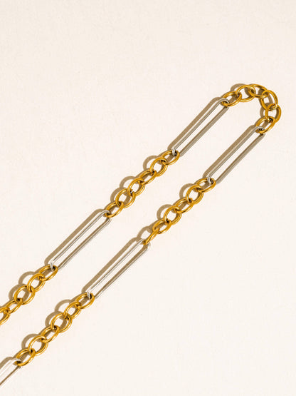 Flânerie by MAIQ - Norra 18K Gold Non-Tarnish Mixed Chain Necklace
