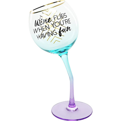 Wine Flies - 11 oz Tipsy Stemmed Wine Glass