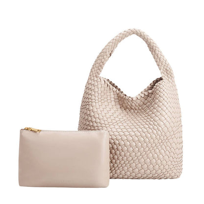 Melie Bianco - Johanna Ivory Large Vegan Shoulder Bag