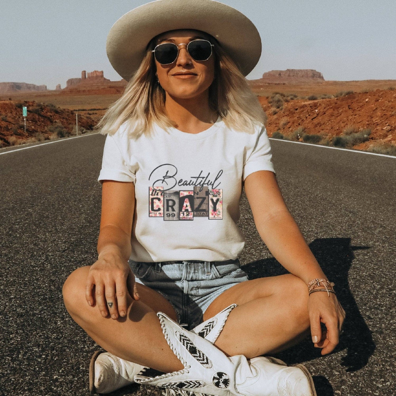 Trendznmore - Modern Graphic Apparel - Beautiful Crazy Country Western T-Shirt