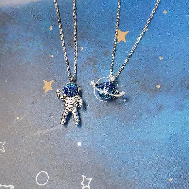 Perimade &amp; Co. LLC - Spaceman Necklace in Solid Copper