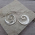 Treasure Wholesale - Spiral Leaf Earrings