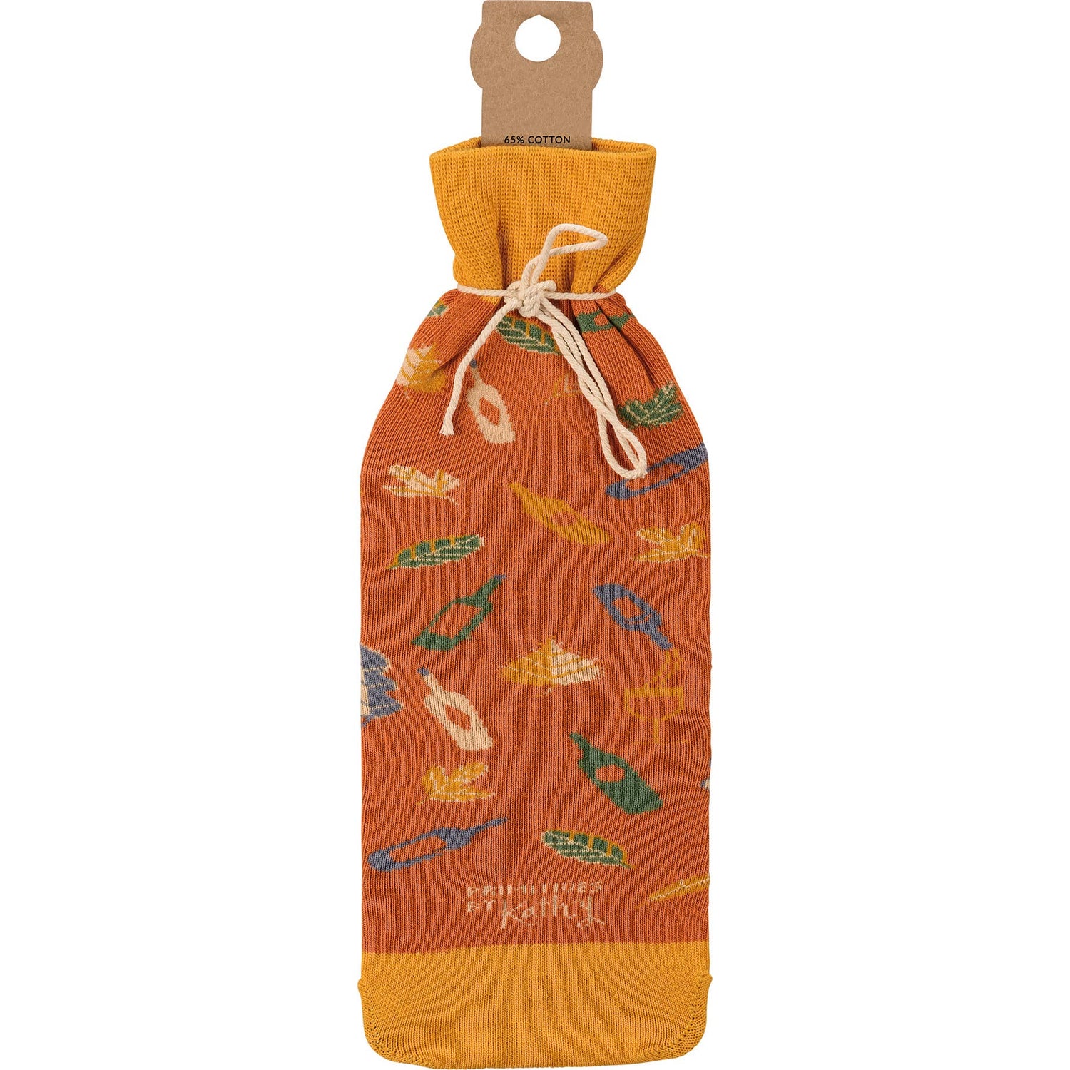 Primitives by Kathy - Thankful For Wine Lots Of Wine Bottle Sock