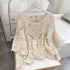 Funkyrel® - Crosa - Crochet Hollow-Out Pullover Top