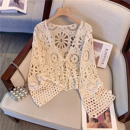 Hope &amp; Sunshine - Bohemian Crochet Knit Cover-Up